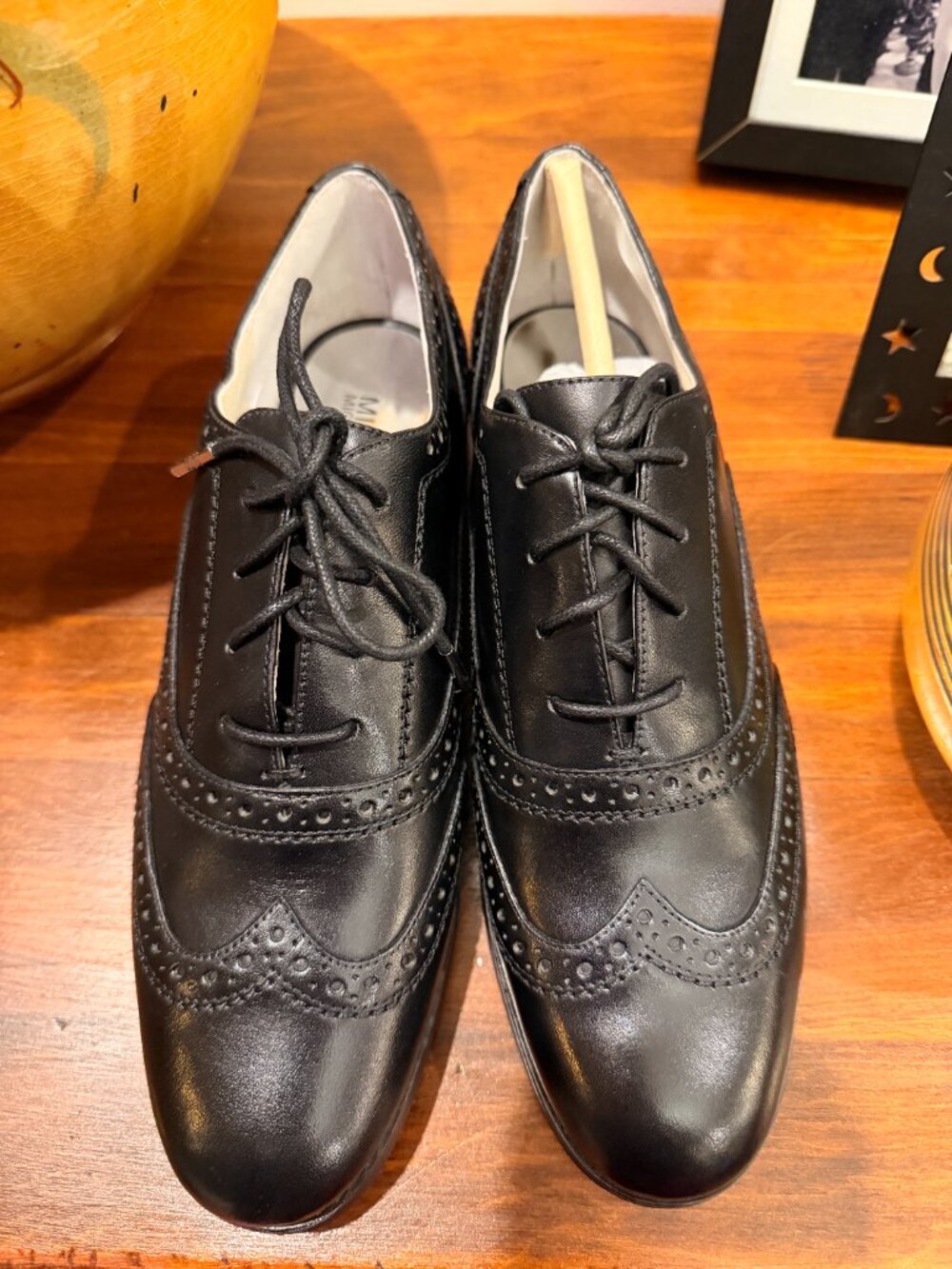 NIB Michael Kors Regent Leather Oxford Brogues Black 8M